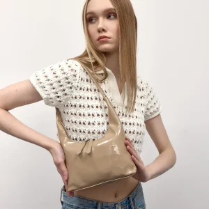 Chic Faux Leather Shoulder Bag