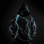 Lightning Graphic Zip Hoodie - Image 7