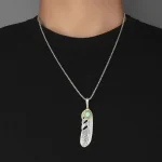 Stylish Feather Pendant Necklace