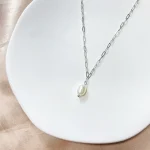 Elegant Princess Stainless Steel Alloy Pendant Necklace - Image 3