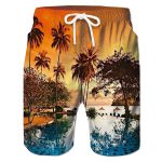 Board Shorts with Graphic Prints, Quick Dry, Daily Comfort - Image 15
