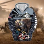 Camouflage Graphic Full Zip Hoodie Jacket - Image 2