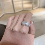 Hip-hop Metal Zircon Rings - Image 6