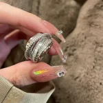 Hip-hop Metal Zircon Rings - Image 29