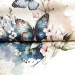 Butterfly Print Basic Tee - Image 4