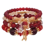 Geometric Beaded Bracelets
