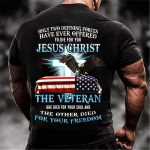 Graphic Eagle National Flag Crew Neck 3D Print Vintage Short Sleeve Tee - Image 5