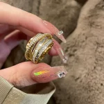 Hip-hop Metal Zircon Rings - Image 30