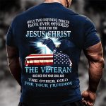 Graphic Eagle National Flag Crew Neck 3D Print Vintage Short Sleeve Tee - Image 8