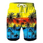 Board Shorts with Graphic Prints, Quick Dry, Daily Comfort - Image 19
