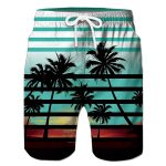 Board Shorts with Graphic Prints, Quick Dry, Daily Comfort - Image 9