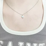 Elegant Princess Stainless Steel Alloy Pendant Necklace - Image 14